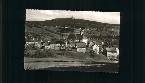 Seelenberg Ortsansicht mit Blick zum Feldberg Kat. Schmitten