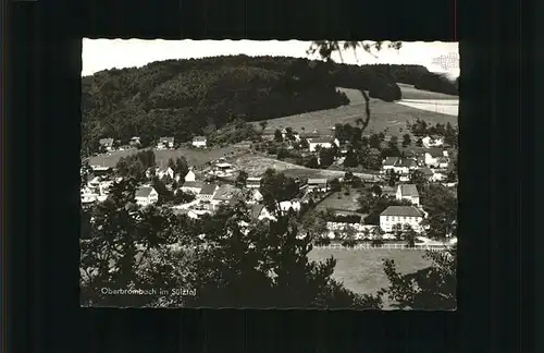 Oberbrombach Birkenfeld Blick auf den Ort im Suelztal Kat. Birkenfeld