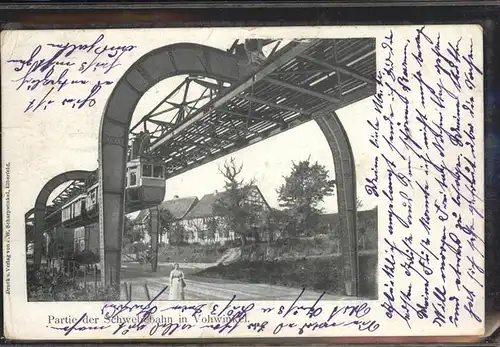 Vohwinkel Partie der Schwebebahn in Vohwinkel Kat. Wuppertal