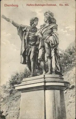 Ebernburg Hutten Sickingen Denkmal Kat. Bad Muenster am Stein Ebernburg