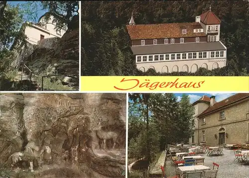 Sehlde Salzgitter Jaegerhaus im Hainberg mit Hubertus Kapelle Kat. Sehlde