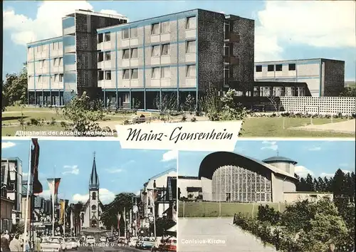 Gonsenheim Altersheim Ev Kirche Canisius Kirche Kat. Mainz