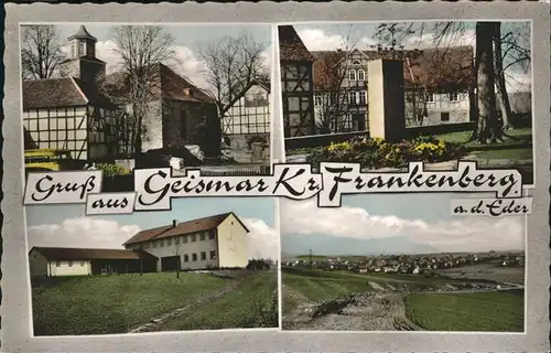 Geismar Frankenberg Eder Orts und Detailansichten Kat. Frankenberg (Eder)