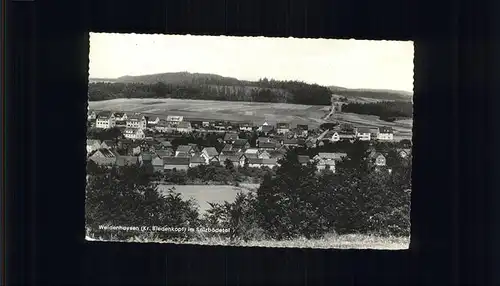 Weidenhausen Gladenbach Ortsansicht Weidenhausen im Salzboedetal Kat. Gladenbach