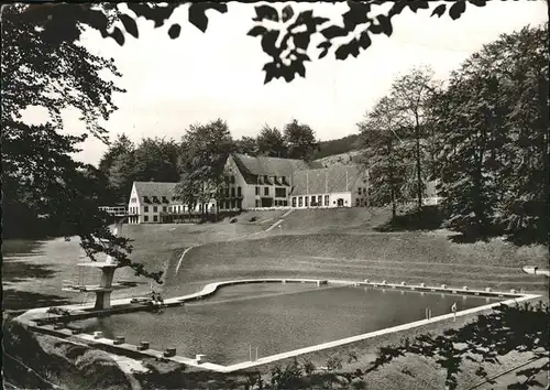 Barsinghausen Fussballheim mit Schwimmbecken Kat. Barsinghausen