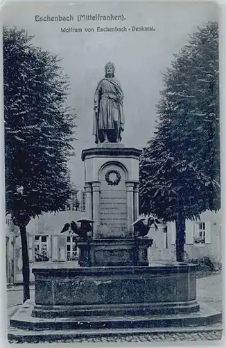 Eschenbach Mittelfranken Eschenbach Oberpfalz Eschenbach Denkmal  ungelaufen ca. 1910 / Pommelsbrunn /Nuernberger Land LKR