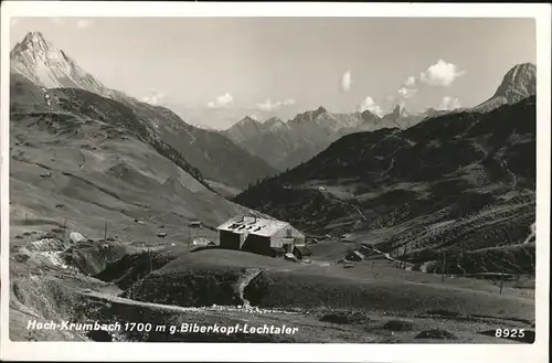 Hochkrumbach Biberkopf Lechtaler / Warth Vorarlberg /Bludenz-Bregenzer Wald