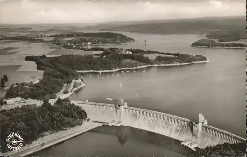 Moehnetalsperre Moehnetalsperre Fliegeraufnahme  * / Sundern (Sauerland) /Hochsauerlandkreis LKR