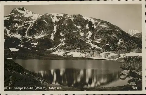 Grimsel Pass Grimselpasshoehe Totensee / Grimsel /Rg. Innertkirchen