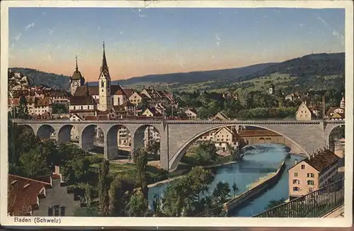 Baden AG Viadukt Kat. Baden