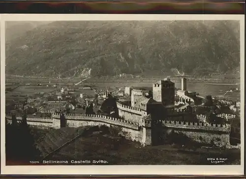 Bellinzona Castello Svitto Kat. Bellinzona