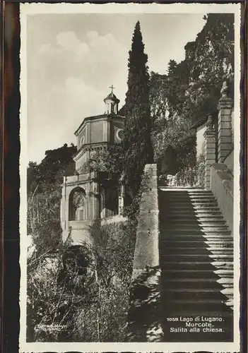 Morcote TI Salita alla chiesa / Morcote /Bz. Lugano