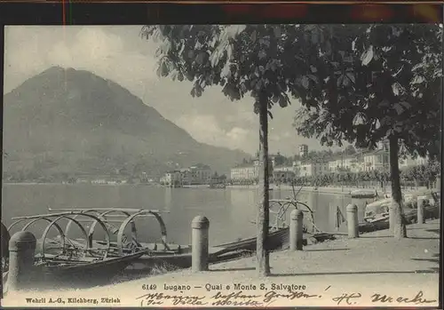 Lugano Quai Monte S. Salvatore Kat. Lugano