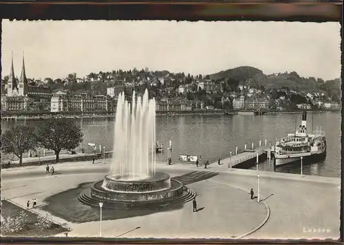 Luzern LU Vierwaldstaetter See Dampfer Kat. Luzern