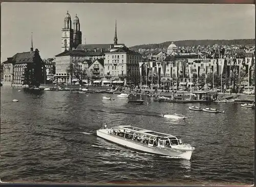 Zuerich Limmatschifffahrt / Zuerich /Bz. Zuerich City