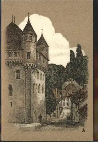 Lausanne VD Le Chateau / Lausanne /Bz. Lausanne City