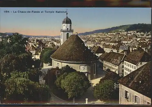 La Chaux de Fonds Temple National Kat. La Chaux de Fonds