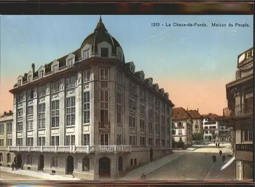 La Chaux de Fonds Maison du Peuple Kat. La Chaux de Fonds