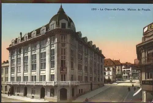 La Chaux de Fonds Maison du Peuple Kat. La Chaux de Fonds