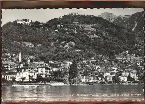 Montreux VD Territet Glion Caux Rochers de Naye Lac Leman / Montreux /Bz. Vevey