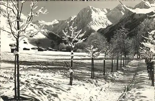 Klosters GR Diethelm Promenade und Silvretta Gruppe Kat. Klosters