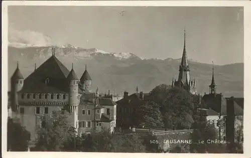 Lausanne VD Le Chateau / Lausanne /Bz. Lausanne City