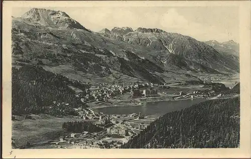 St Moritz GR und Piz Kesch Kat. St Moritz