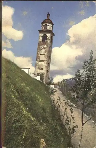 St Moritz GR Der schiefe Turm Kat. St Moritz