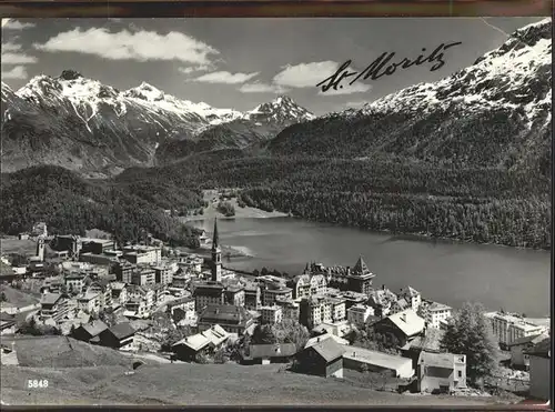 St Moritz GR Gesamtansicht Kat. St Moritz