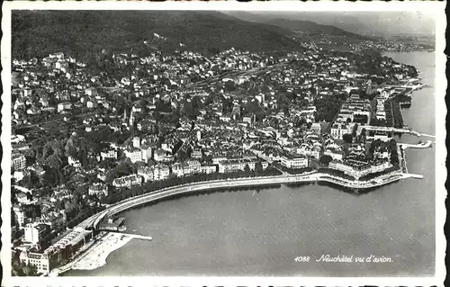 Neuchatel NE Neuchatel vue d avion / Neuchatel /Bz. NeuchÃ¢tel