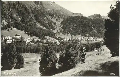 Pontresina Gesamtansicht Kat. Pontresina