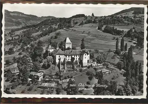 Blonay Chateau de Blonay par avion Kat. Blonay