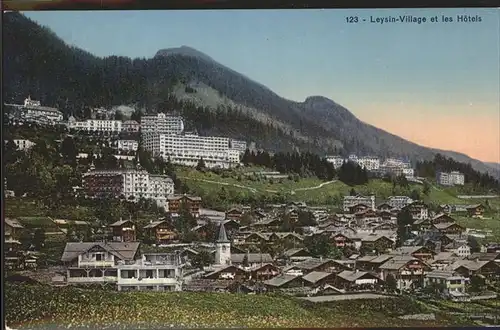 Leysin Leysin Village et les Hotels Kat. Leysin