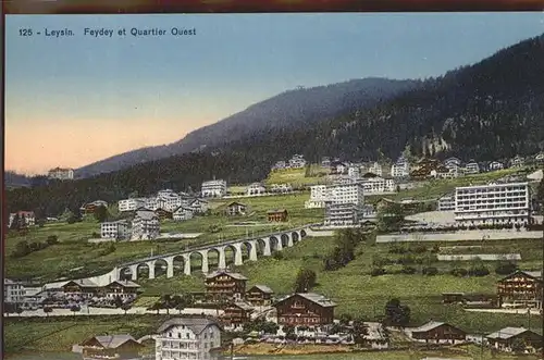 Leysin Feydey et Quartier Ouest Kat. Leysin