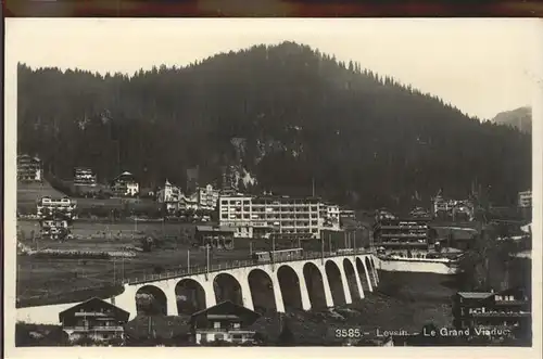 Leysin Le Grand Viaduct Kat. Leysin