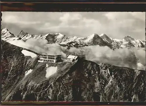 Brienz BE Fliegeraufnahme vom Brienzer Rothorn Kat. Brienz