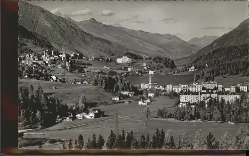 St Moritz GR Bad und Dorf Kat. St Moritz