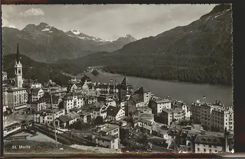 St Moritz GR Teilansicht Kat. St Moritz