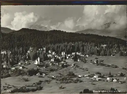 Flims Waldhaus Gesamtansicht Kat. Flims Waldhaus