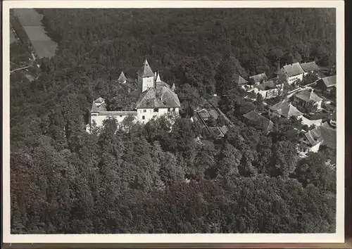 Kyburg Schloss Kyburg Fliegeraufnahme Kat. Kyburg