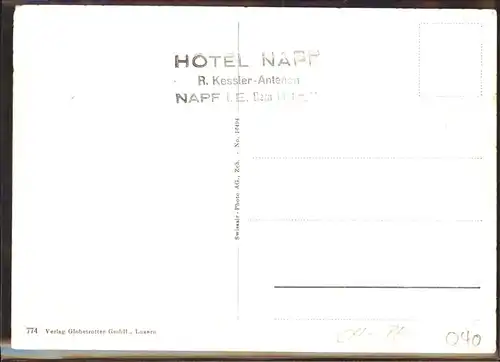 Napf Berghotel Napf mit Alpenpanorama Kat. Napf