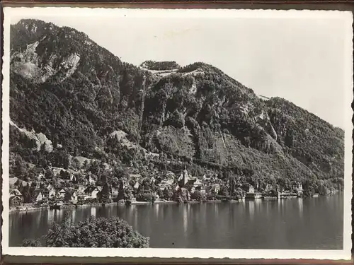 Vitznau Vitznau mit Luftseilbahn Weissfluh Kat. Vitznau