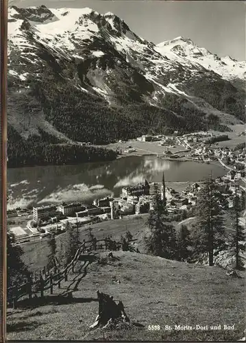 St Moritz GR Dorf und Bad Kat. St Moritz