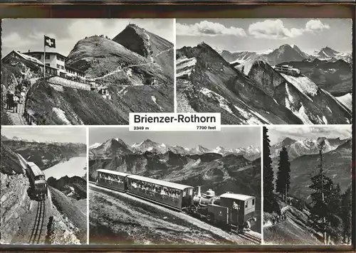 Brienz BE Rothorn Rothornbahn Bergrestaurant Berner Alpen Kat. Brienz