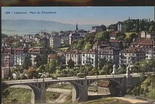 Lausanne VD Pont du Chauderon / Lausanne /Bz. Lausanne City