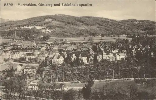 Bern BE Muristalden Obstberg Schlosshaldequartier Kat. Bern