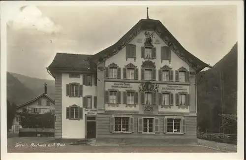 Gersau Vierwaldstaettersee Rathaus und Post /  /