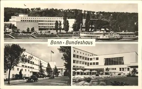 Bonn Rhein Bundeshaus / Bonn /Bonn Stadtkreis