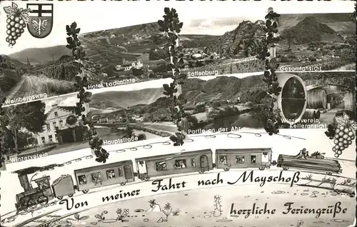 Mayschoss Weinbergsweg Saffenberg Winzerverein Kat. Mayschoss