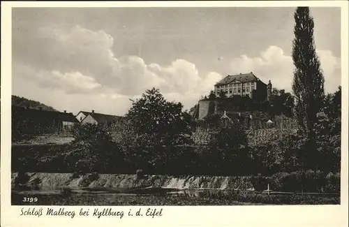 Kyllburg Rheinland Pfalz Schloss Malberg Kat. Kyllburg